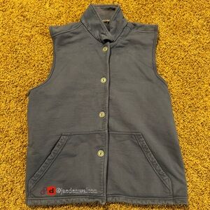 Blue Canvas Vest